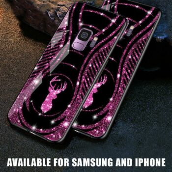 Deer pink M127 Luminous Phone Case All Over Printed(6372)