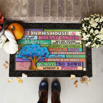 Cancer In This House Doormat DM7 All Over Printed (6228)