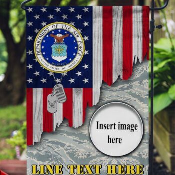 Personalized Air Force, Garden Flag Fl42 All Over Printed (6228)
