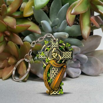 Irish Keychain, St. Patricks Day Gift Lucky Keychain Irish March Birthday Gift
