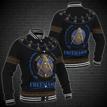 Freemason Masonic Baseball Jacket, Custom Lodge, Custom Your Shirt