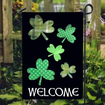 Bless Your Little Irish Heart - And Every Other Irish Part, St. Patrick’s Day Clovers Garden Flag,House Flag
