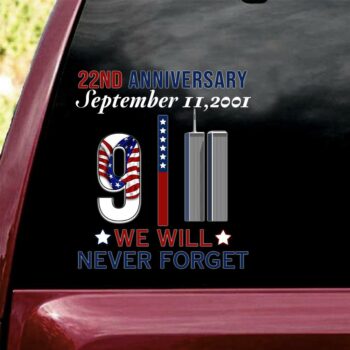 22nd Anniversary Never Forget Stickers