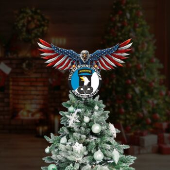 101ST AIRBORNE DIVISION Miltary Tree Topper , Gift For Christmas