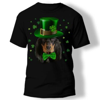 American English Coonhound St Patrick Day T-shirt, Lucky T-shirt