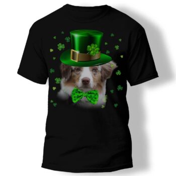 Australian Shepherd St Patrick Day T-shirt, Lucky T-shirt