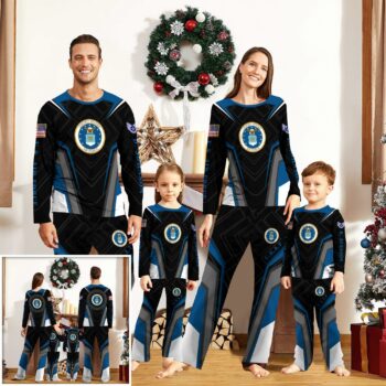 US Air force Pajamas, Military Pajamas Personalized Rank And Your Name, Gifts For Kids Pajamas, Custom Set Family Pajamas